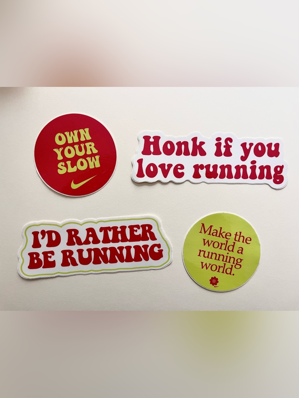 Nike Running Stickers